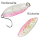 FTM Spoon Hit 3,3g (2,9cm) - Forellenblinker wei&szlig;-pink Glitter