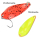 FTM Spoon Rock 4,2g (3,2cm) - Forellenblinker rot Glitter/gelb