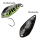 FTM Spoon Rock 4,2g (3,2cm) - Forellenblinker schwarz-gr&uuml;n camou/schwarz