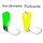 FTM Spoon Rumba - Forellenblinker gr&uuml;n-schwarz UV/gelb UV 1,6g