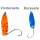 FTM Spoon Hammer 2,4g (3,3cm) - Forellenblinker orange + schwarze Punkte/blau