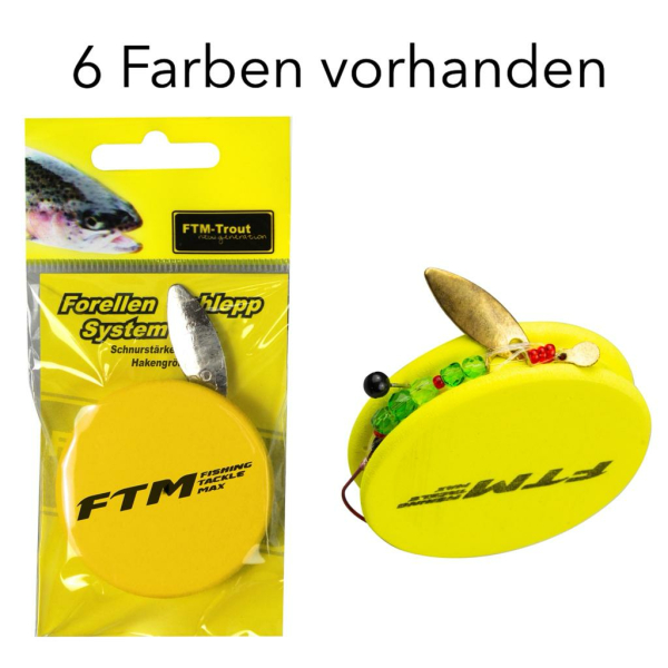 FTM Forellen Schlepp System No.9 - No.14 - kleines Bl&auml;ttchen
