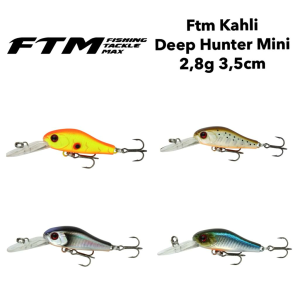 FTM Kahli Deep Hunter Mini 2,8g 3,5cm - Forellenwobbler