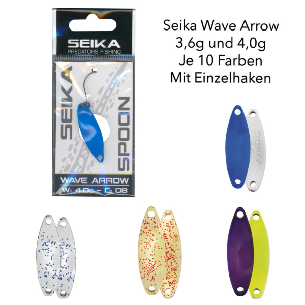 Seika FTM Spoon Wave Arrow - Forellenblinker