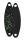 Seika FTM Spoon Wave Arrow - Forellenblinker schwarz mit Glitter 3,6g