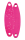 Seika FTM Spoon Wave Arrow - Forellenblinker pink mit Glitter 3,6g