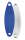 Seika FTM Spoon Wave Arrow - Forellenblinker blau/wei&szlig; 3,6g