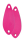 Seika FTM Spoon Thin - Forellenblinker rosa/rosa 1,2g