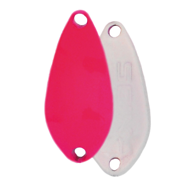 Seika FTM Spoon Sonar LT - Forellenblinker pink/wei&szlig; 1,4g