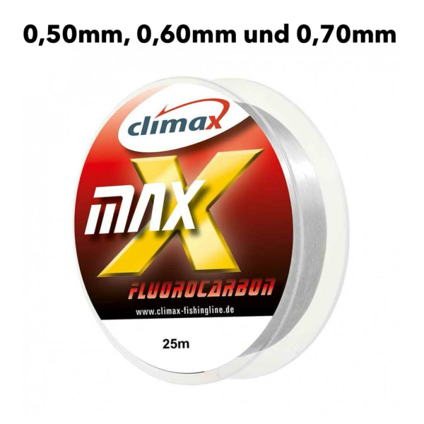 Climax 100 % Fluorocarbon - 25m Spule