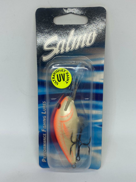 Salmo Hornet Wobbler 6cm wei&szlig;/orange