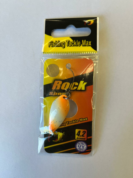 FTM Spoons Adventskalender Sonderfarben - Forellenblinker Rock 4,2g Gelb-Orange