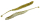 FTM Omura Baits Snake 8,4cm 1,4g - Forellenk&ouml;der wei&szlig; - gold mit Glitter Knoblauch