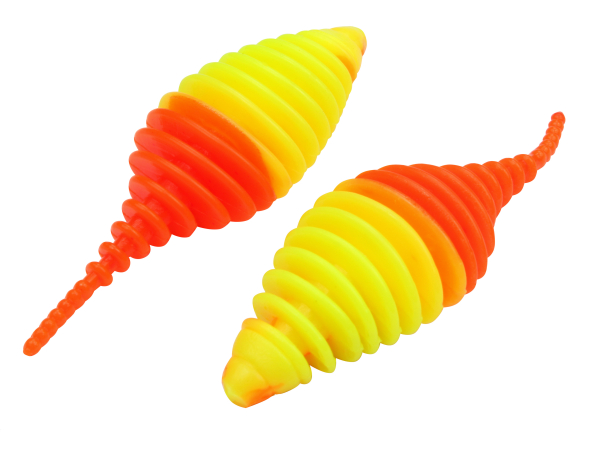 FTM Omura Baits Pongo 6,5cm 3,1g - Forellenk&ouml;der neon gelb - neon orange UV Krill