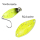 FTM Spoon Fly 1,2g (2,10 cm) - Forellenblinker schwarz/gelb Glitter