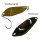 FTM Spoon Strike 2,1g (2,6cm) - Forellenblinker motoroil Glitter/rote Punkte